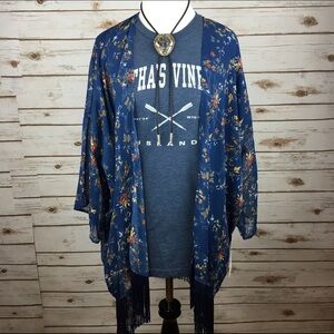 [Vintage] Martha's Vineyard Graphic Tee Soft Boho